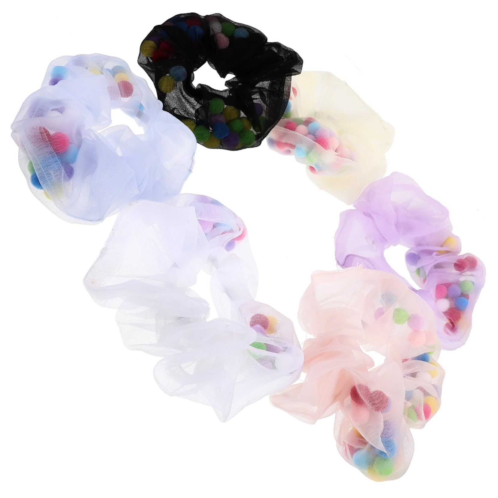 MAGICLULU 24piezas Scrunchies De Pelo Para Mujeres y De Cabello Elásticos Accesorios De Moda Para Peinados y Ocasiones Especiales