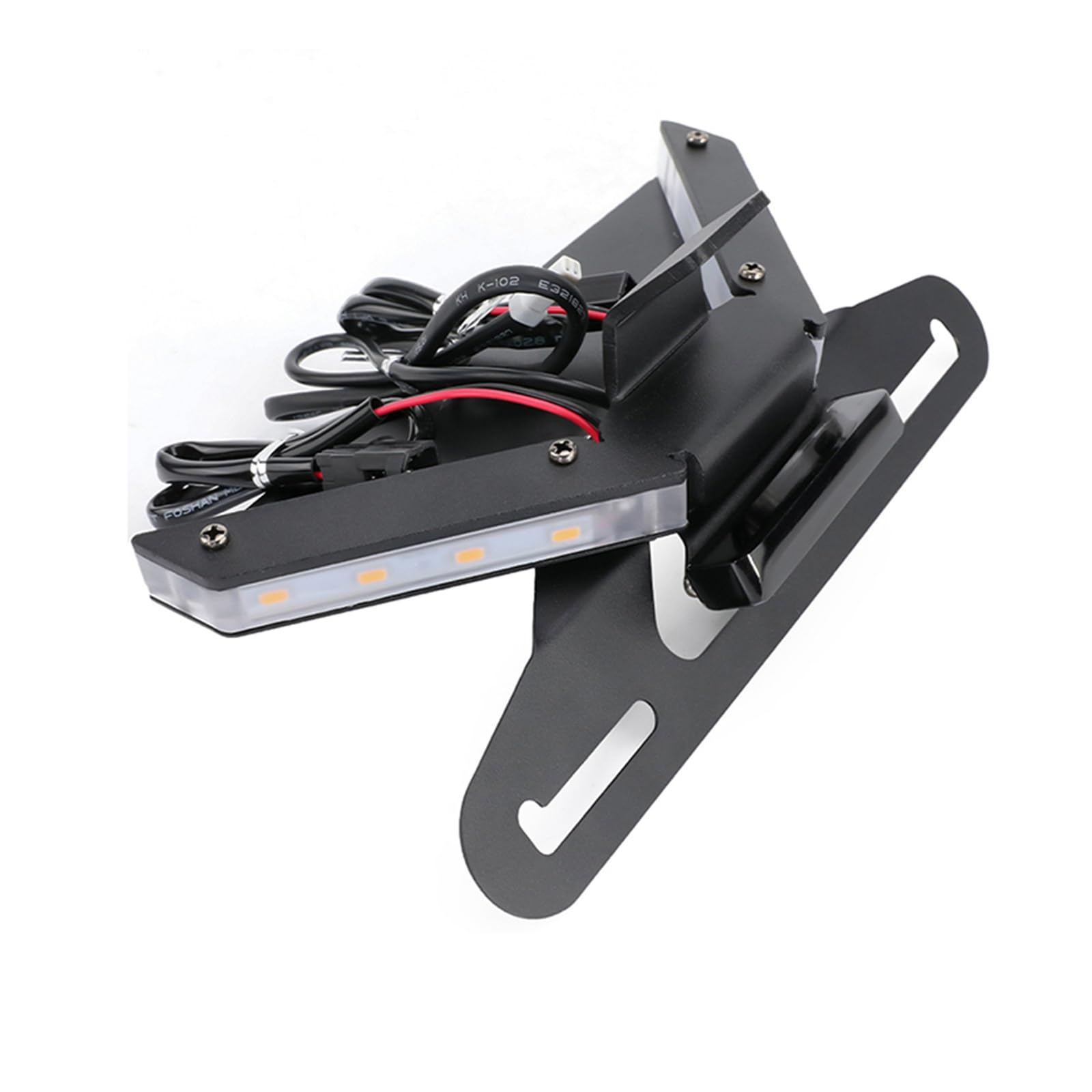 Portatarga/supporto per targa Compatibile con Ducati Panigale, V2 | Registration Number Frame Bracket Tail Tidy Compatibile con Ducati 955, 1100 V4, 1100 V4 S 2018-2024