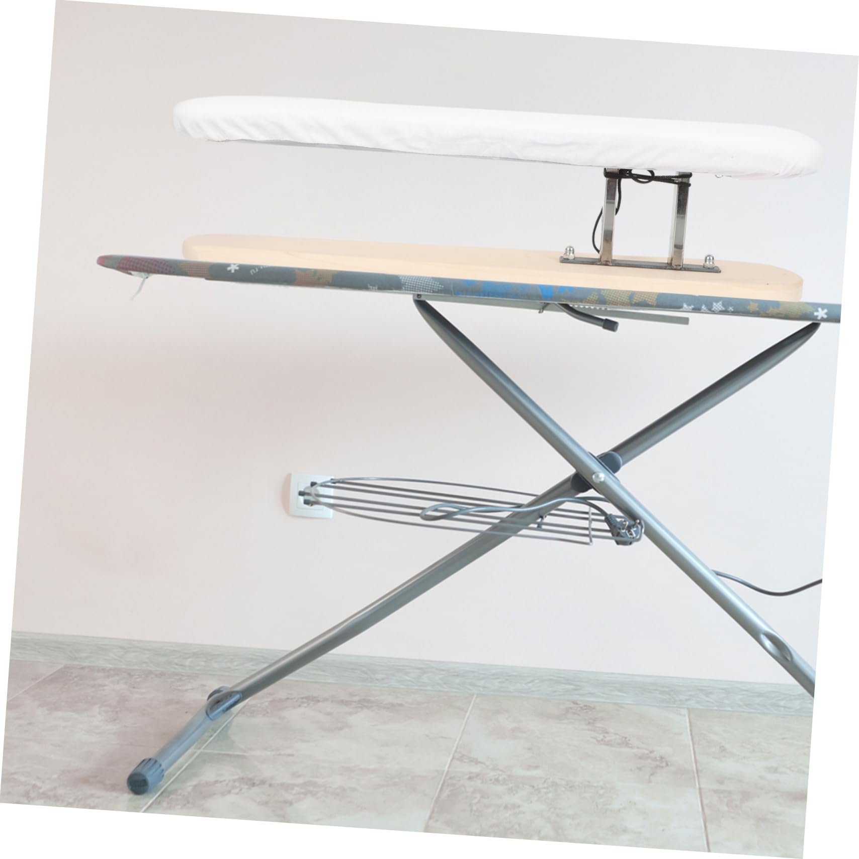 ABOOFAN Tabla De Planchar Portátil con Funda Elástica Soporte Compacto y Ligera para Hogar y Viajes para Planchar Ropa Espacios Pequeños como Dormitorios y Apartamentos