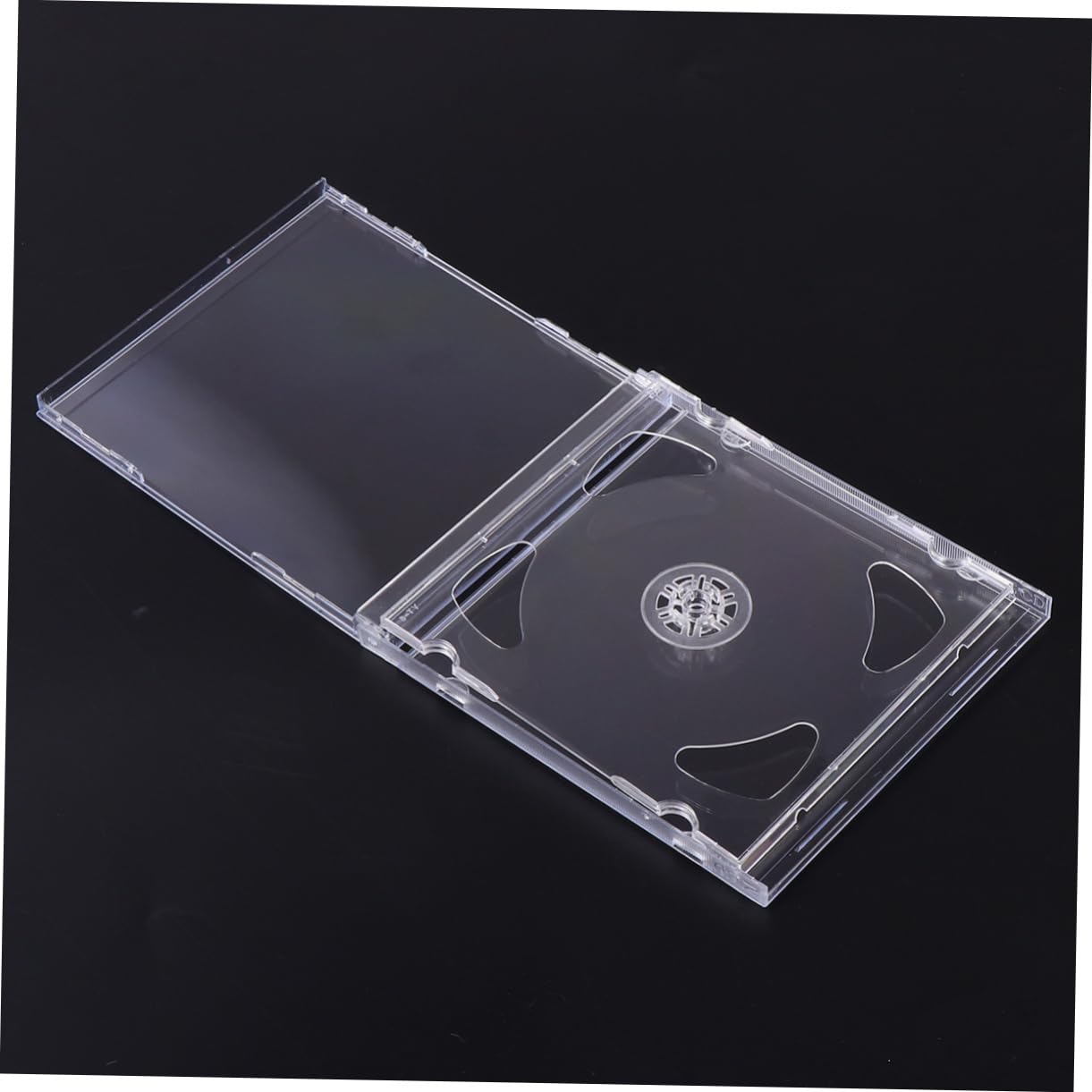 Custodia CD Trasparente in Plastica, Contenitore per 2 CD o Dvd, Confezione da 10 Pezzi, Facile da Trasportare, per Video Nozze e Diario Ragazzo Ragazza