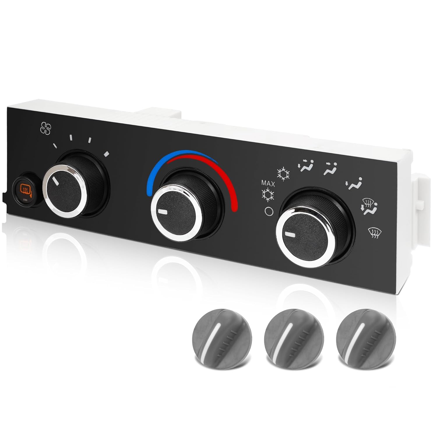 HVAC A/C Heater Climate Control Module Compatible with Chevy Express 1500 2500 3500 2008-2022, GMC Savana 1500 2500 3500 2008-2022 & More Front Climate Control Module Replace# 599-294