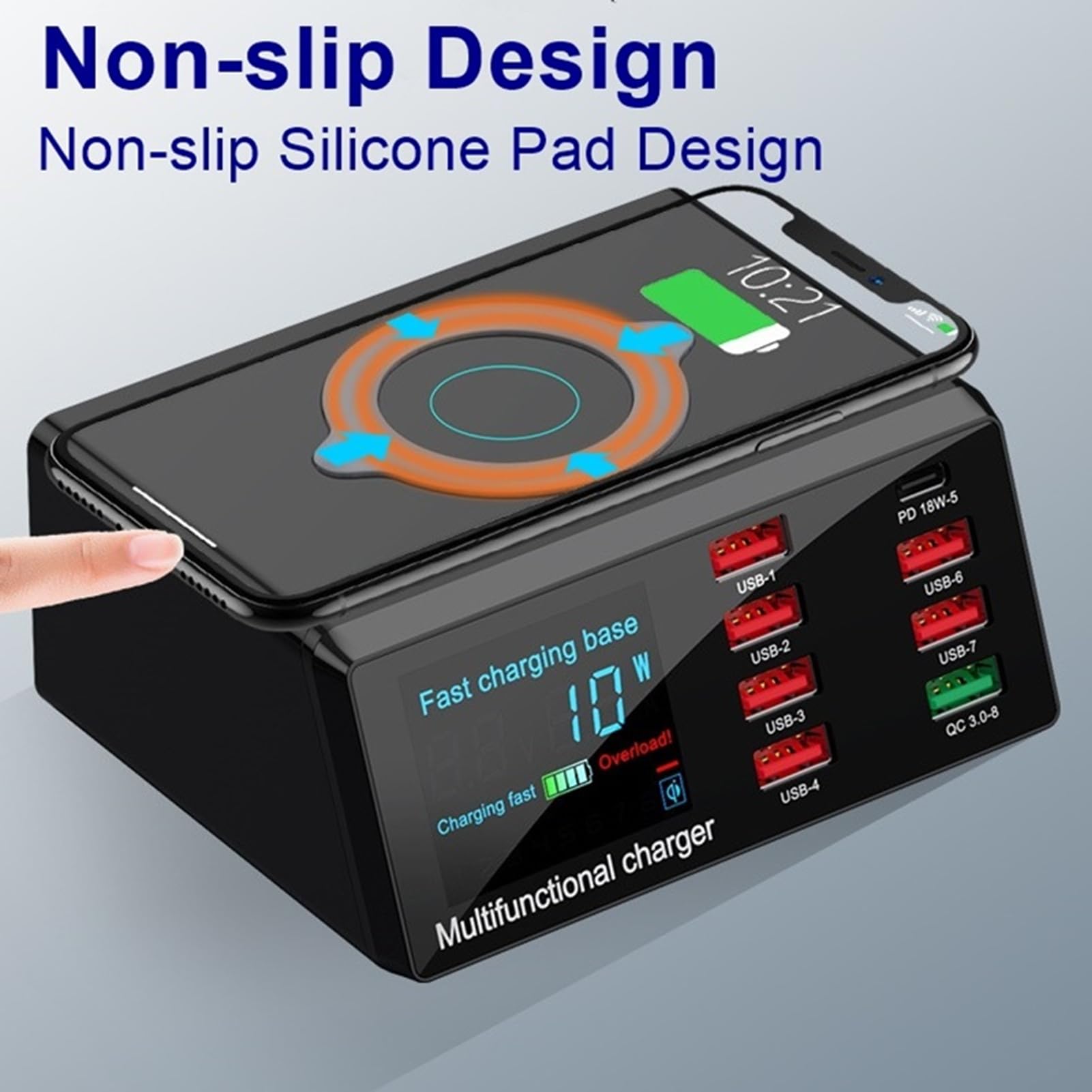 Stacja ładująca PD Zasilanie Hub ładujący USB C (UE)