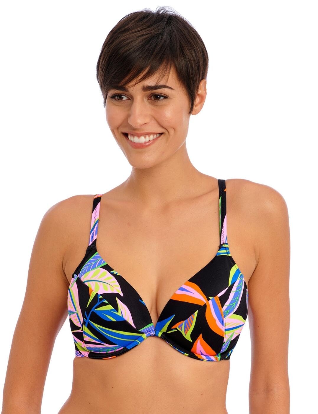 Freya 204727 Desert Disco Underwired Plunge Bikini Top Multi