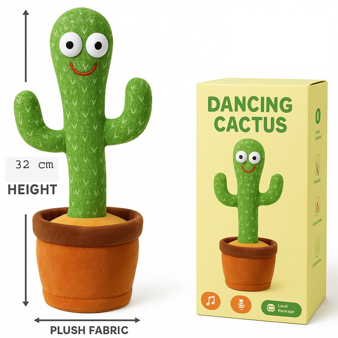 Jinagam Battery Operated Classic Train Toy with Tracks for Kids | Train Engine Toy for Boys & Girls (3+ Years) (Dancing Cactus Toy) 2