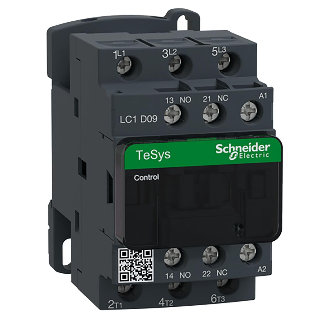 Schneider Electric, TeSys D contactor - 3P(3 NO) - AC-3 - <= 440 V 9 A - 240 V AC coil, LC1D09U7