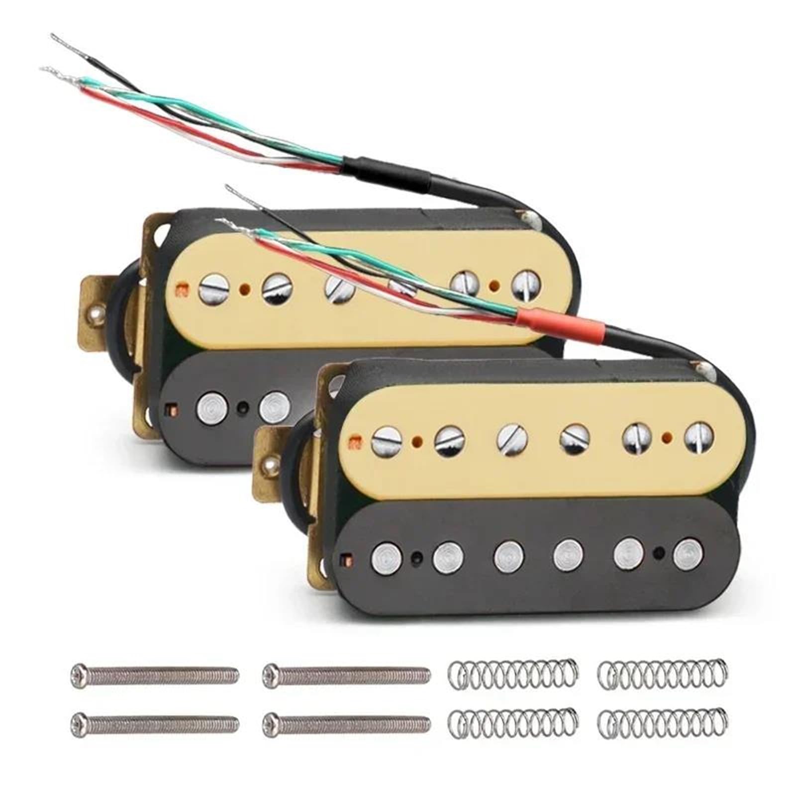 Pastilla para Guitarra Eléctrica Guitarra Eléctrica Doble Humbucker Cuatro Conductos Con Puente Escudo-15K O Pastilla De Guitarra Neck-7.5K(H)