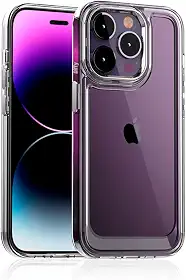 Capa para iPhone 16 Transparente - Design Fino, Botões Metalizados, Bordas Reforçadas e Proteção de Câmera | Clean Case - Diffy (iPhone 16)
