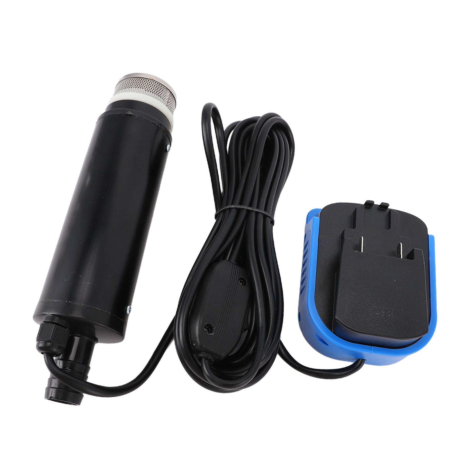 Walfront Mini Bomba de Agua, Bomba Sumergible Portátil 500 GPH para | Material ABS, Elevación Máxima de 16 Pies, Filtro de Sedimentos, para Piscina, Estanque y Drenaje de Jardín