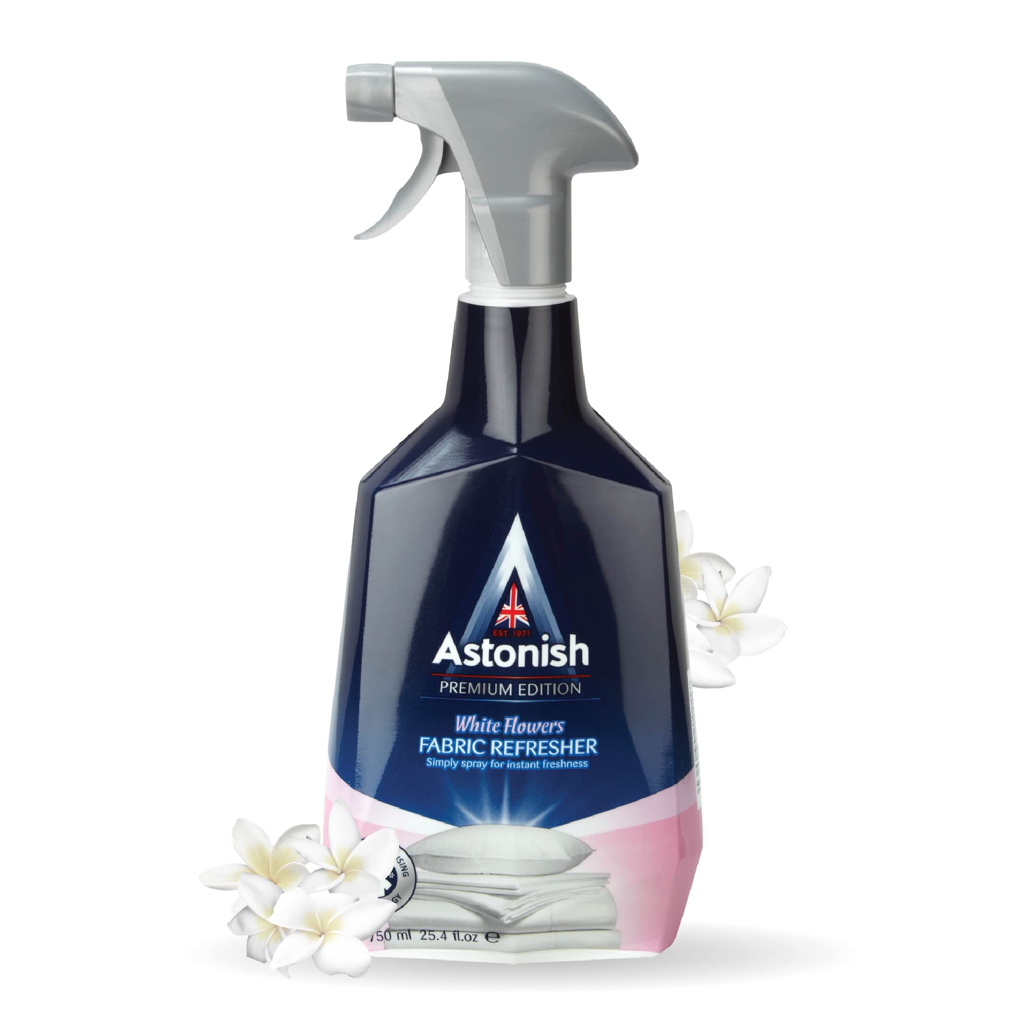 Astonish Specialist Fabric Refresher - White Flower 750ml |Special Aromatic Edition | Fabric, Carpet, Curtains, Upholstery Freshener & Deodorizer Trigger Spray|Smart Living Product (B0974WN64D) Amazon Price History, Amazon Price Tracker