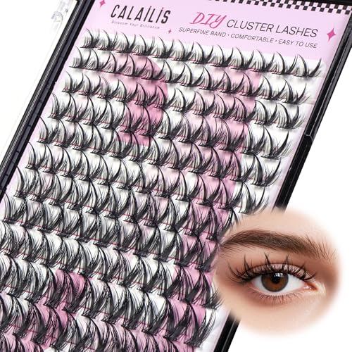 CALAILIS DIY Cluster Wimpern D Curl Individuelle Extensions 703LASH-5