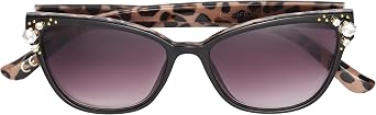 Betsey Johnson Women's Crystal Queen Cat Eye Sunglasses