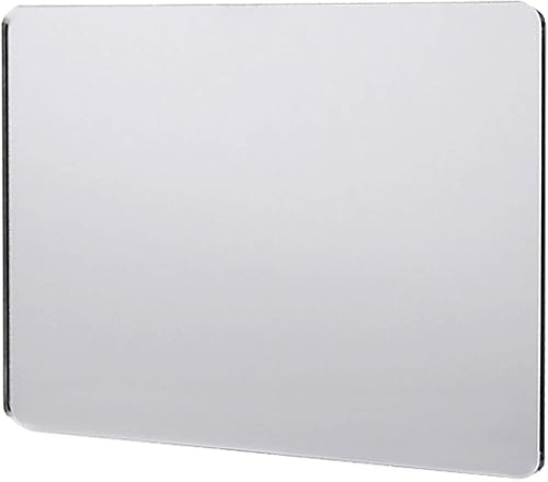 Marketing Holders Lámina de espejo acrílico de 4 x 6 pulgadas con imanes, plástico reflectante, portátil, ligero, plano con esquinas redondeadas