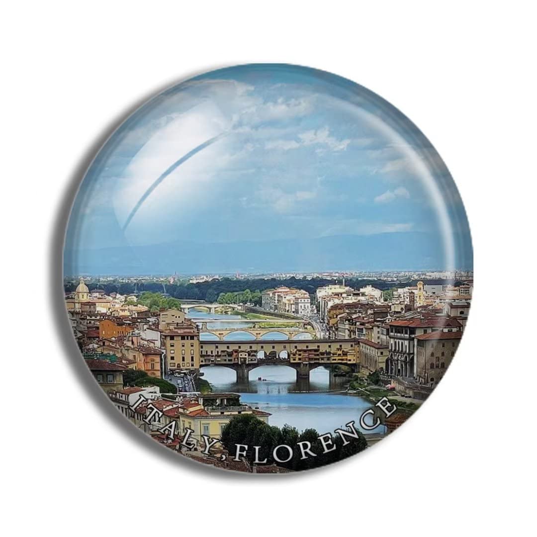 Weekino Crystal Fridge Magnets Florence Italy Travel Souvenir Funny Sticker For Gift Home Decoration Office Whiteboard