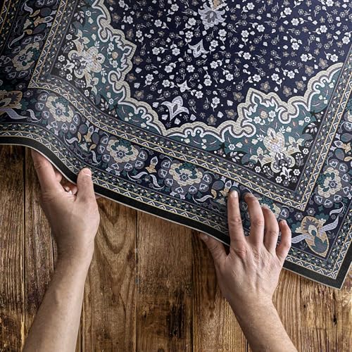 Tapis en vinyle mandala doré 150x225 cm Floorart - 5