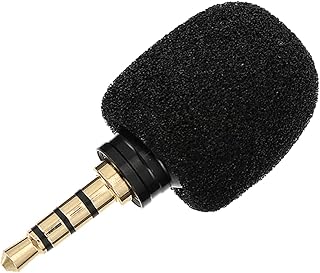 FAVOMOTO Recording Microphone Mini Microphone PC Mic Microfonos Inalambricos Professional Portable Mic Microphone for Laptop PC Microphone Live Streaming Microphone Singing Supplies Black