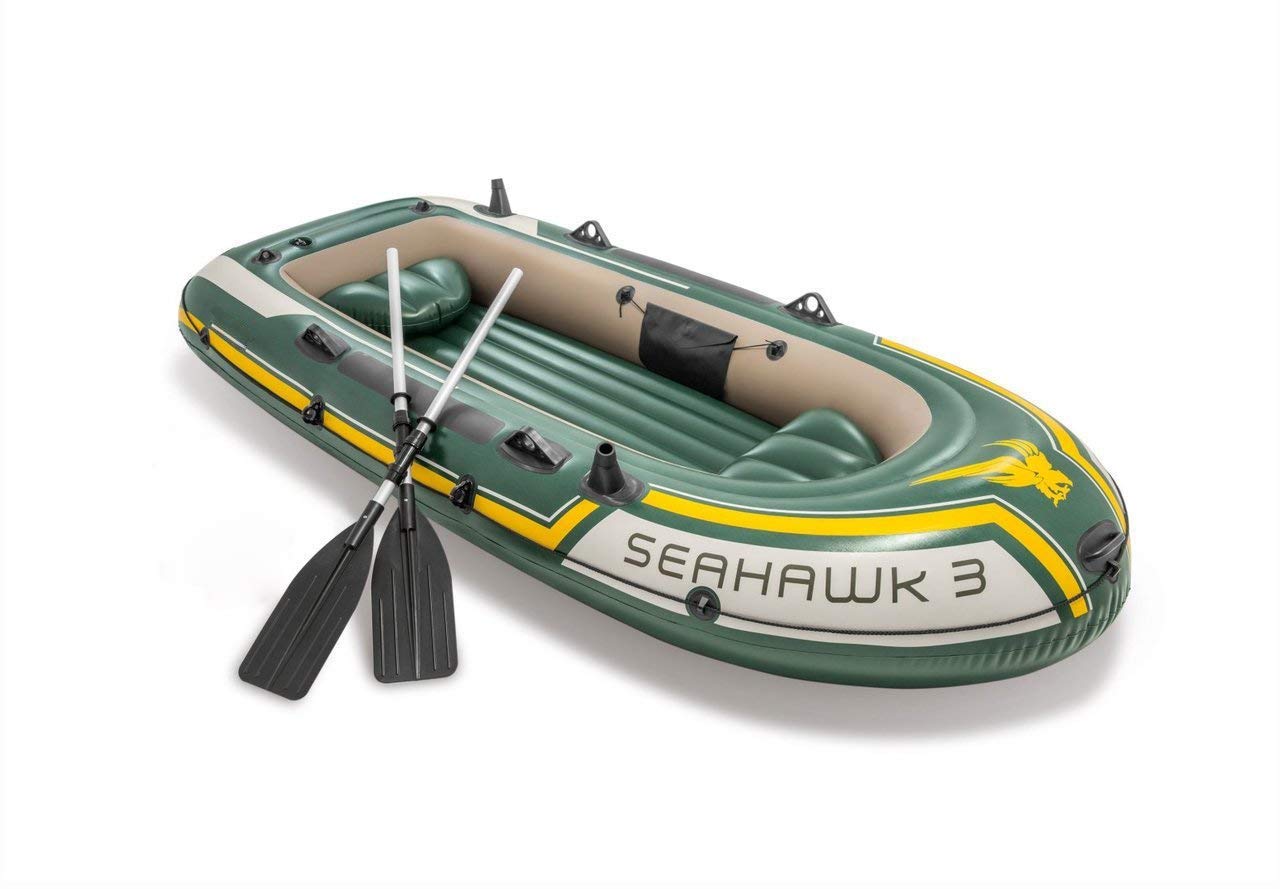 Seahawk™ 3 Inflatable Boat Set - 3 Person - 9'8"L x 4'6"W x 1'5"H