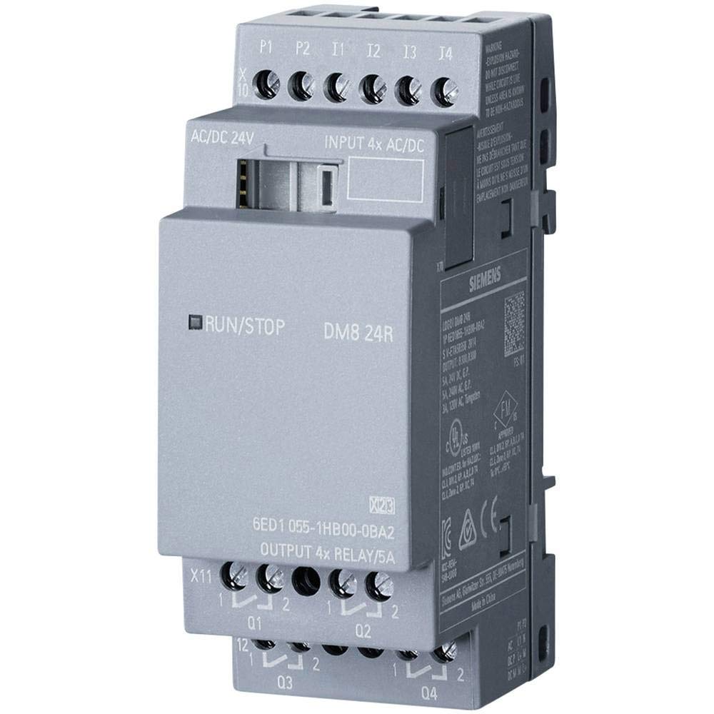 Módulo E/S Siemens 6ED1055-1HB00-0BA2 con salidas de relé para control mixto