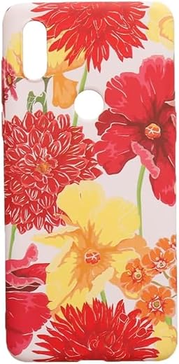 Dragon Plastic Creative Back Phone Protection Case With 3D Flowers Print Design And Silicone Safety Edges For Xiaomi Mi Mix...