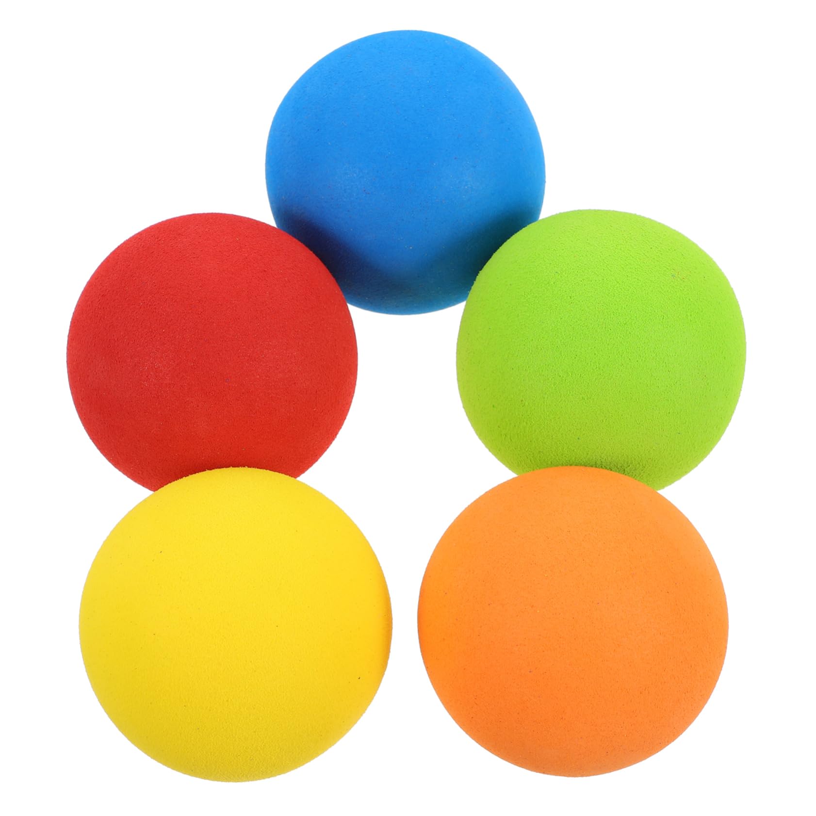 ERINGOGO 5Pcs Golf Practice Balls Lightweight Portable Training Balls for Indoor Outdoor Use Fun Golfing Accessory with Bright Colors for Easy Visibility