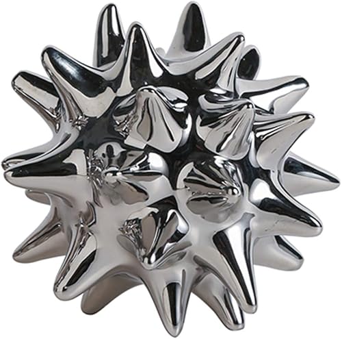 Anding Cultura abstracta de cerámica, regalo ideal para amigos, familia, mesa de boda, decoración del hogar, joyería de plata de erizo de mar (A351