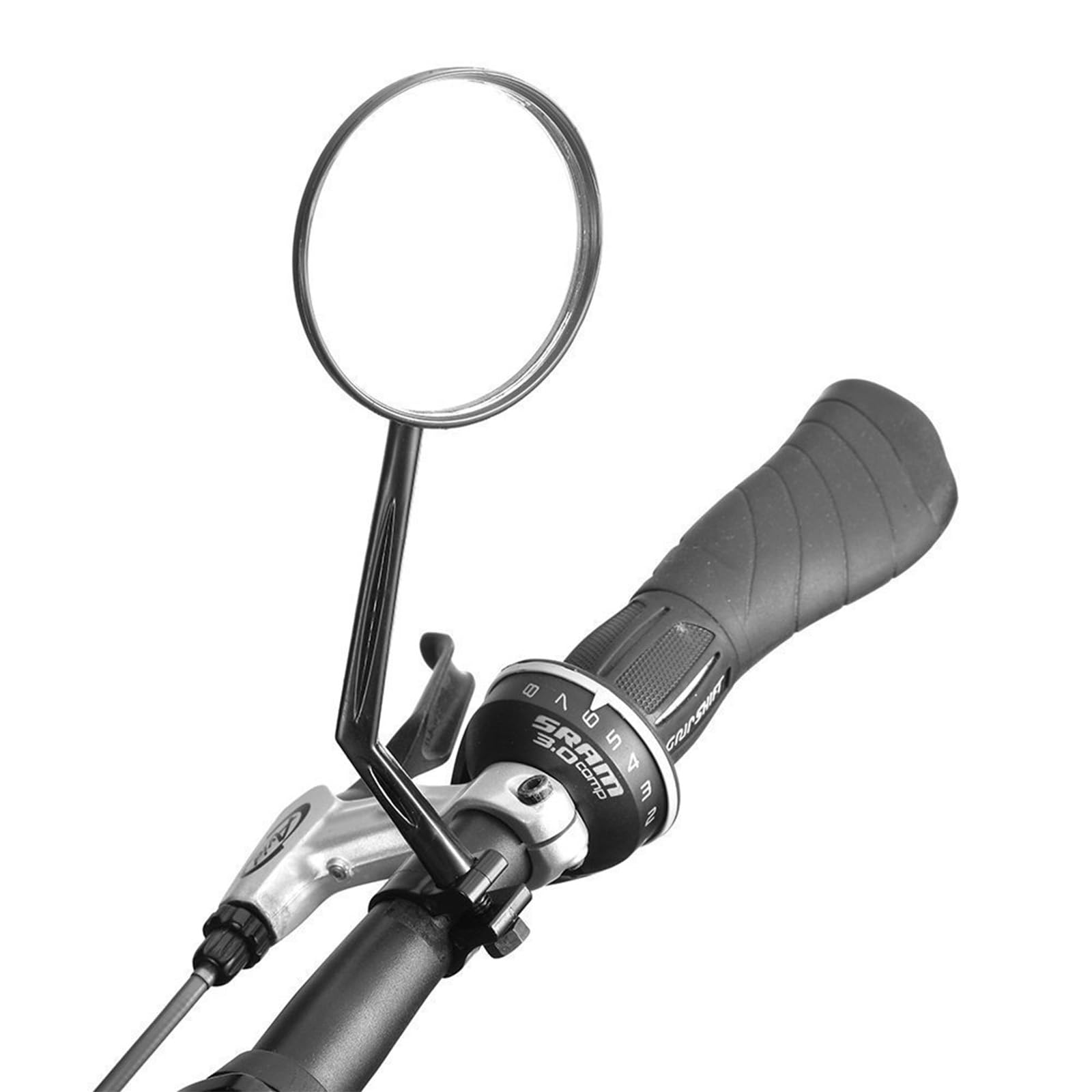 2 specchietti retrovisori per bicicletta, specchietto retrovisore per mountain bike, specchietto convesso per biciclette, accessori per biciclette, materiale acrilico, adatto per manubri con diametro