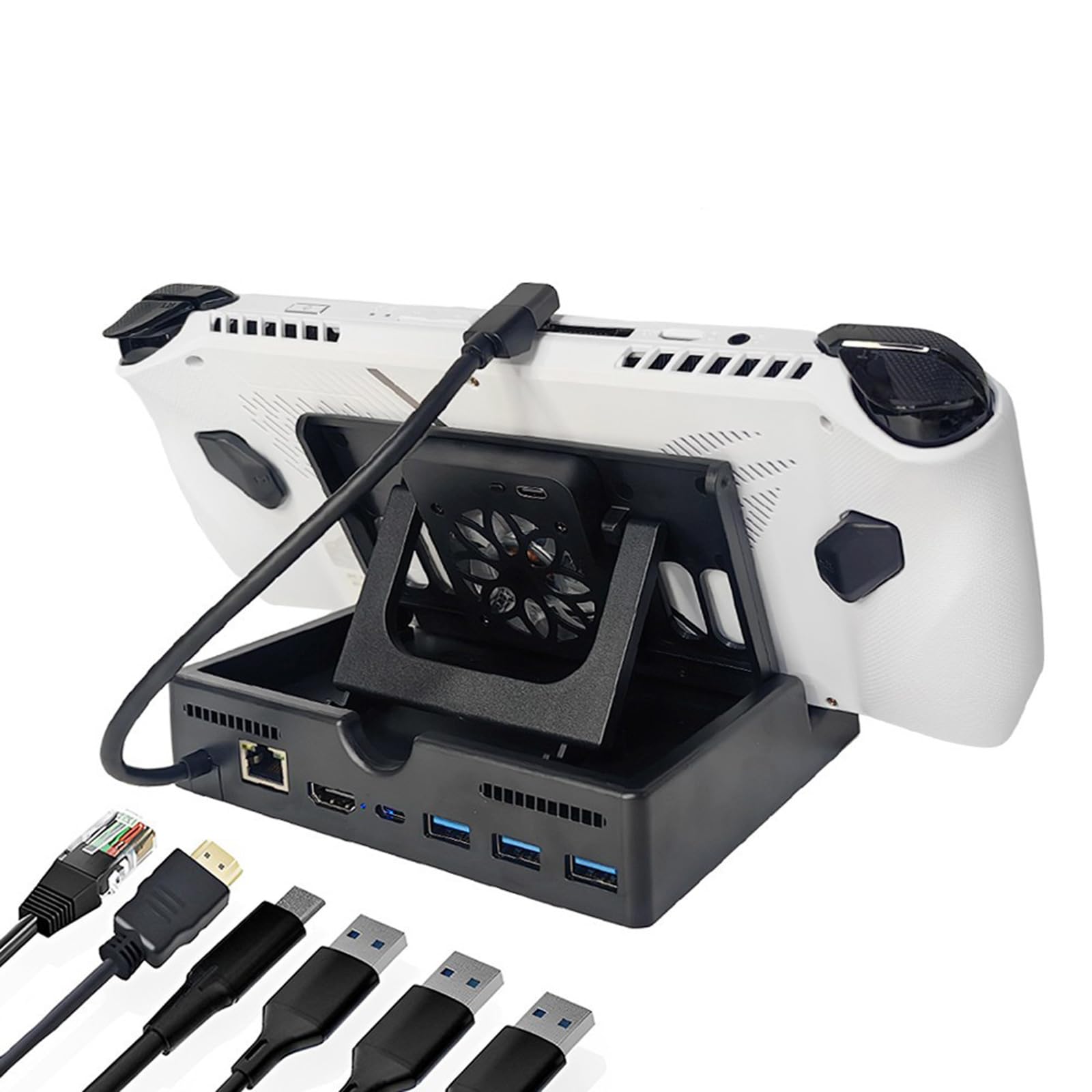 Amazon.co.jp: 多機能ゲーミングスタンド冷却ファンドックホルダー調整