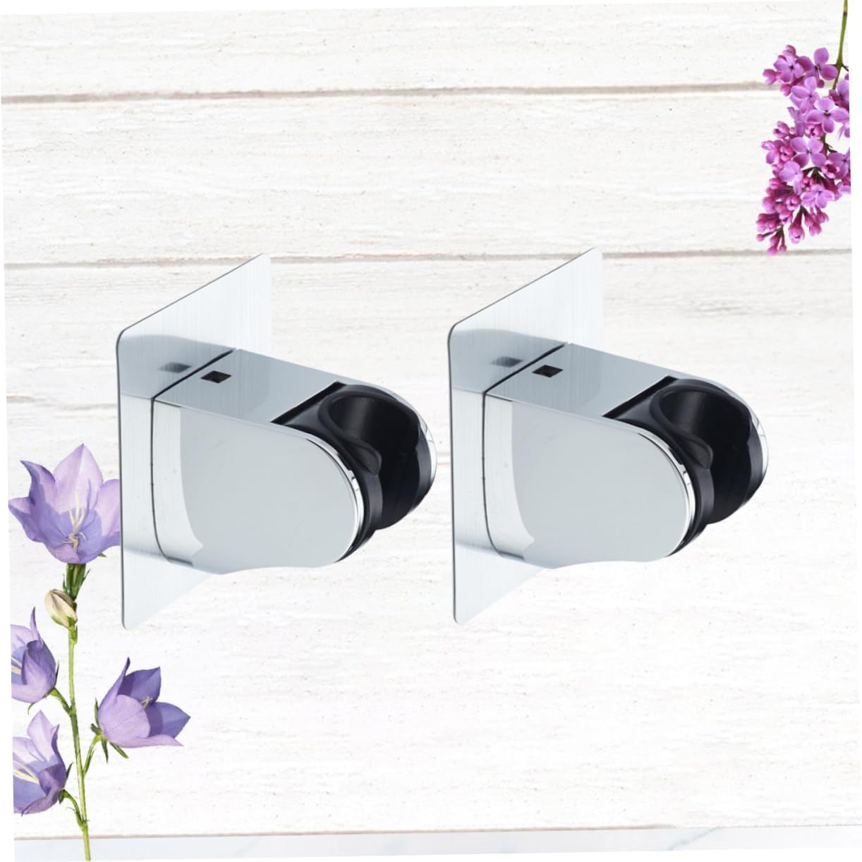 Soporte ajustable for cabezal de ducha, 2 uds., soporte montaje en pared for manguera, boquilla rociadora