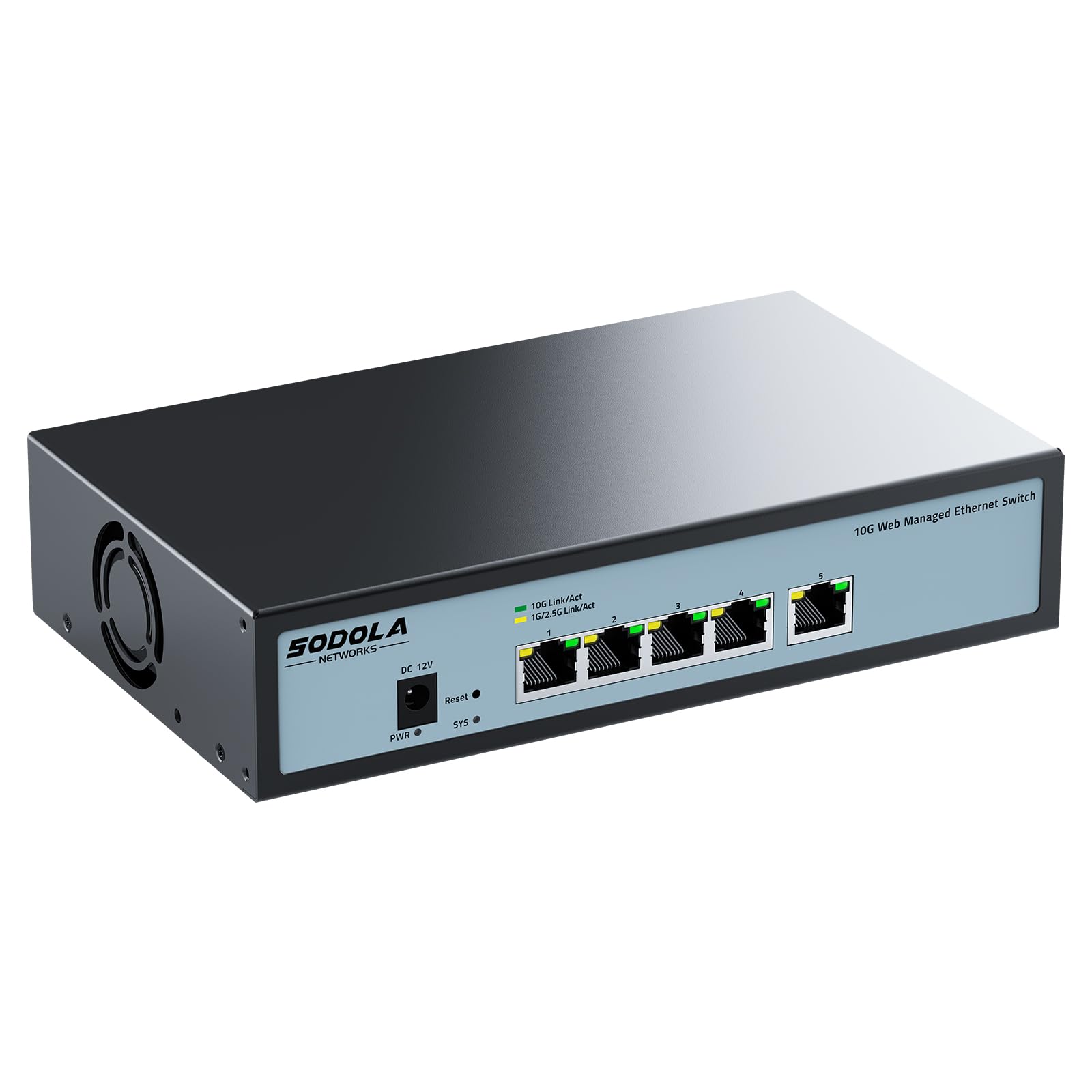Sodola 10Gbps スイッチングハブ LWX-106S/N Amazon.co.jp: Sodola 10gbps スイッチングハブ 5ポート（5x10G RJ45