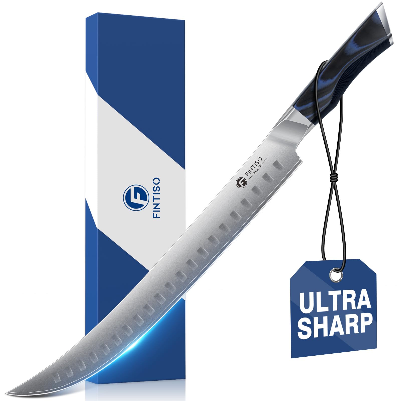 FINTISO 11.6 Inch Brisket Slicing Knife