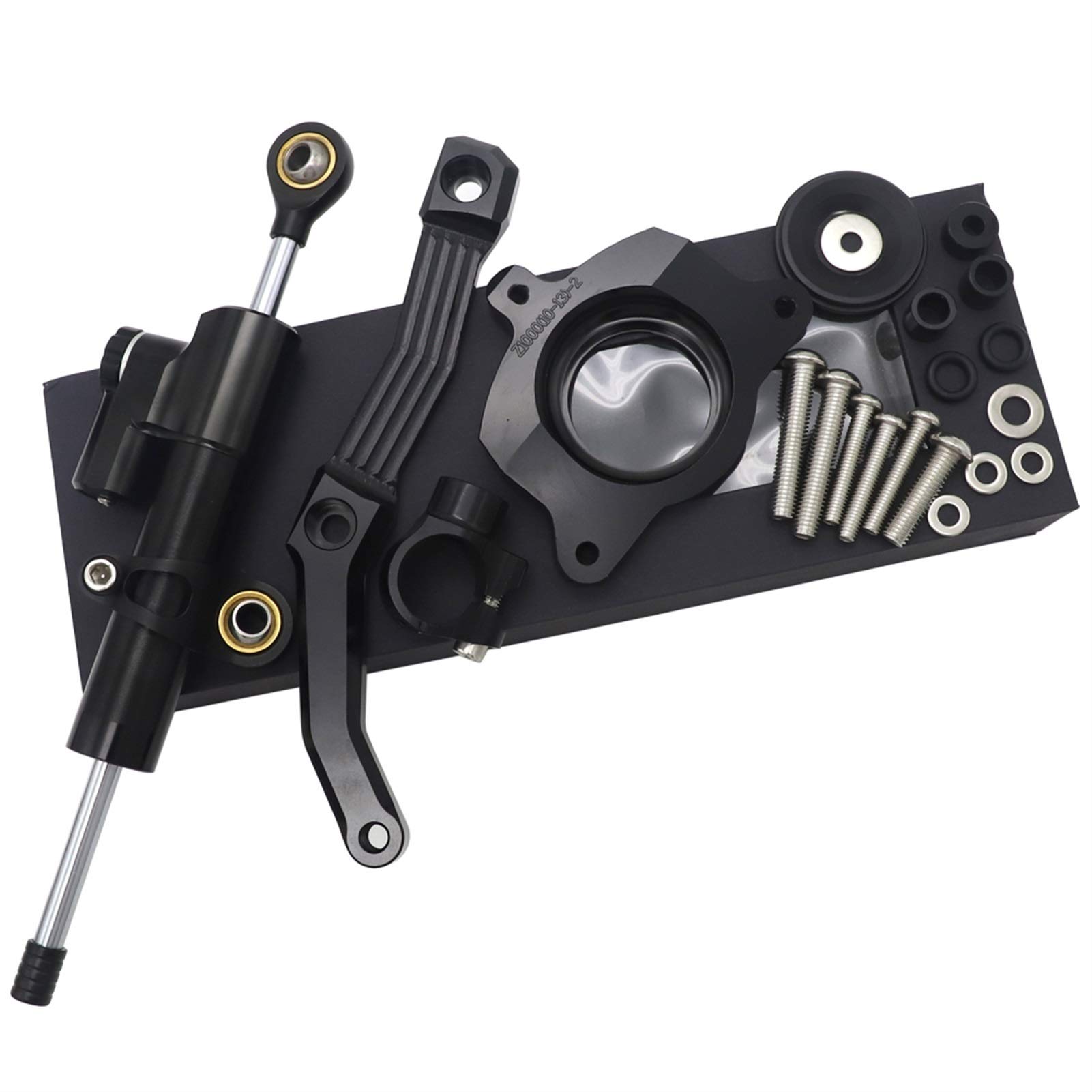 【D1様用】JUMALHAMARA / Resitaali DJDLFA Motorcycle Aluminium Steering Stabilizer Damper Mounting