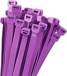 Armpow 18 inch Red Zip Ties Heavy Duty 100 PACK, 200 LBS Ultra Exclusive Strong Plastic Wire Ties, Large Cable Ties Extra Long Tie Wraps, Indoor and Outdoor UV Resistant