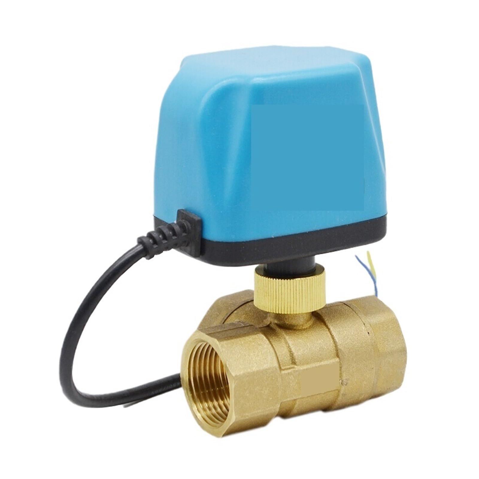 Valvola A Sfera Motorizzata A 2 Fili Con A Elettrica In Ottone A Tre Vie Da 1/2" 3/4" 1" 2" Conservazione Dell'Acqua(1-1/4",24VDC,Normally Closed)