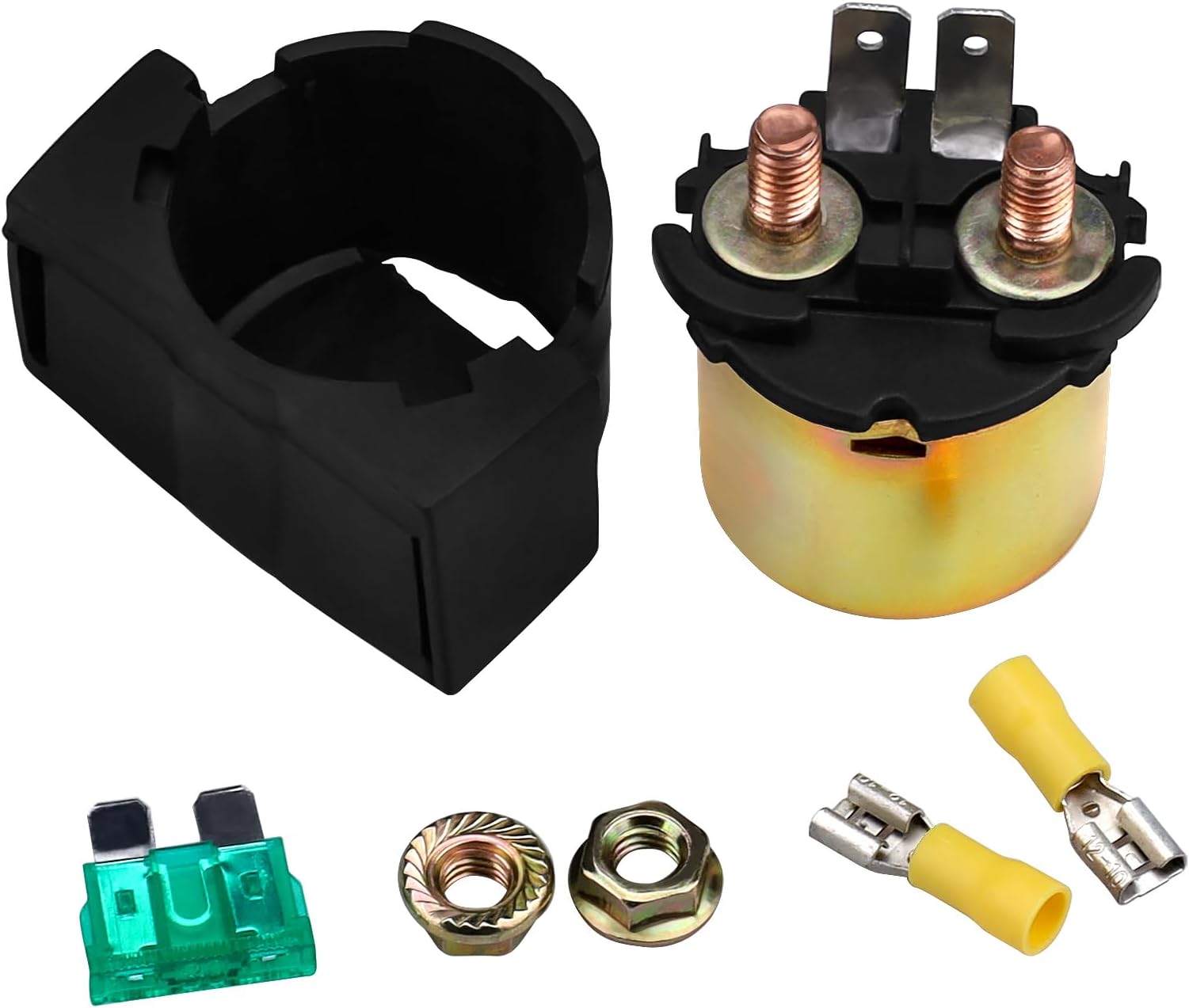 Starter Solenoid Relay for Kawaski Lakota 300 KEF300 1995-1999 / BAYOU 300 KLF300 4X4 2002-2005 / BAYOU 400 4X4 1996-1999 / PRAIRIE 300 KVF300 1992-2002/ PRAIRIE 360 2003-2012/ PRAIRIE 400 1997-2002