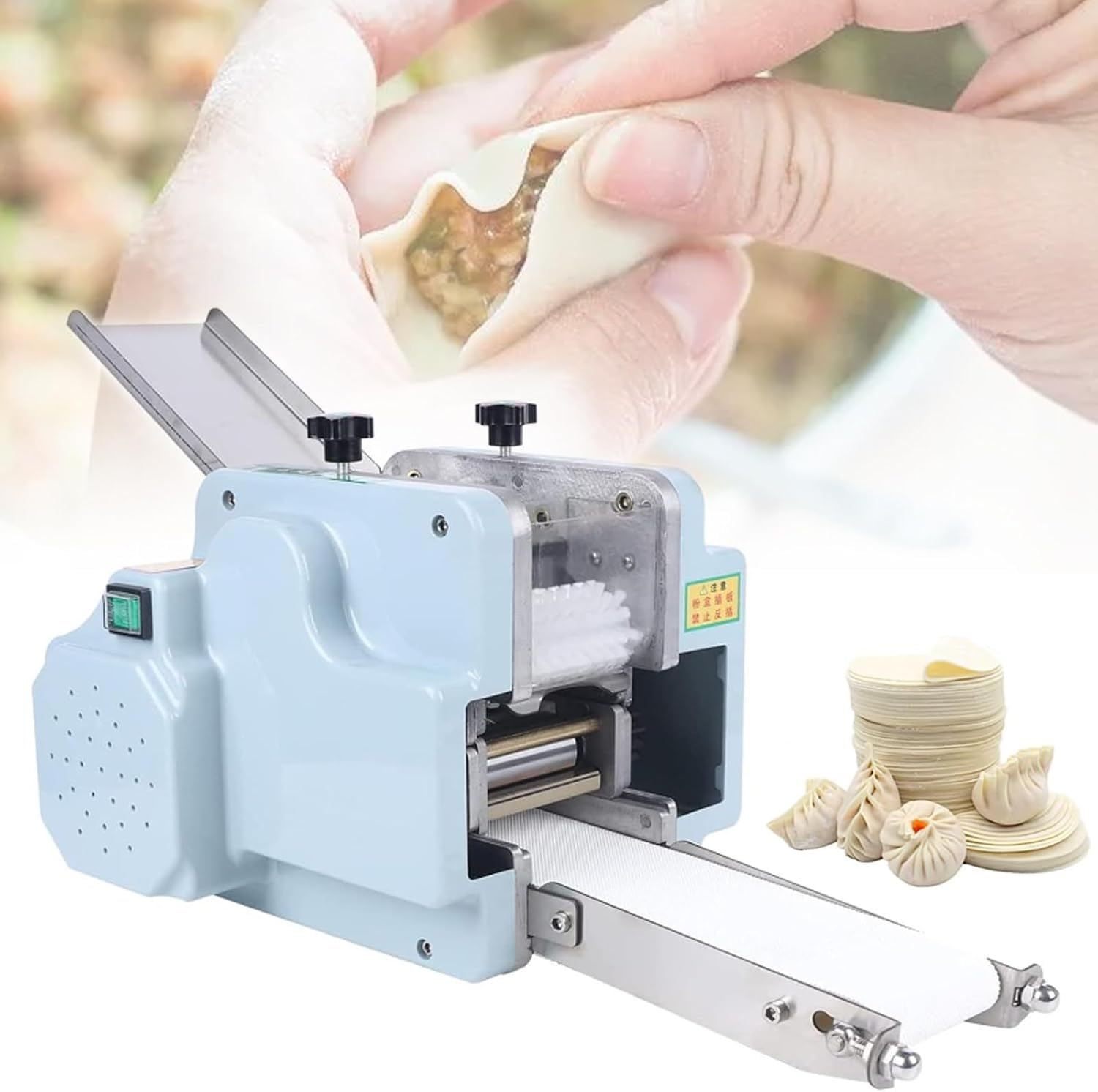 Máquina Automática Para Hacer Masa Para Dumplings, Máquina Eléctrica Para Hacer Envolturas De Dumplings, Cuadrados Y Para Fideos, Prensa Para Empanadas Y Máquina Para Hacer Masa(Dumpling Wrappers)