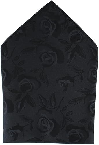 Rose Print Tone on Tone Pocket Square