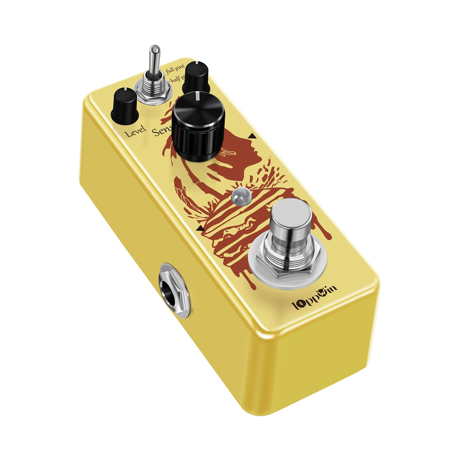COMP - Pedale compressore ottico, controllo dinamico classico, preserva i transitori, involucro in metallo, True Bypass per chitarra/basso