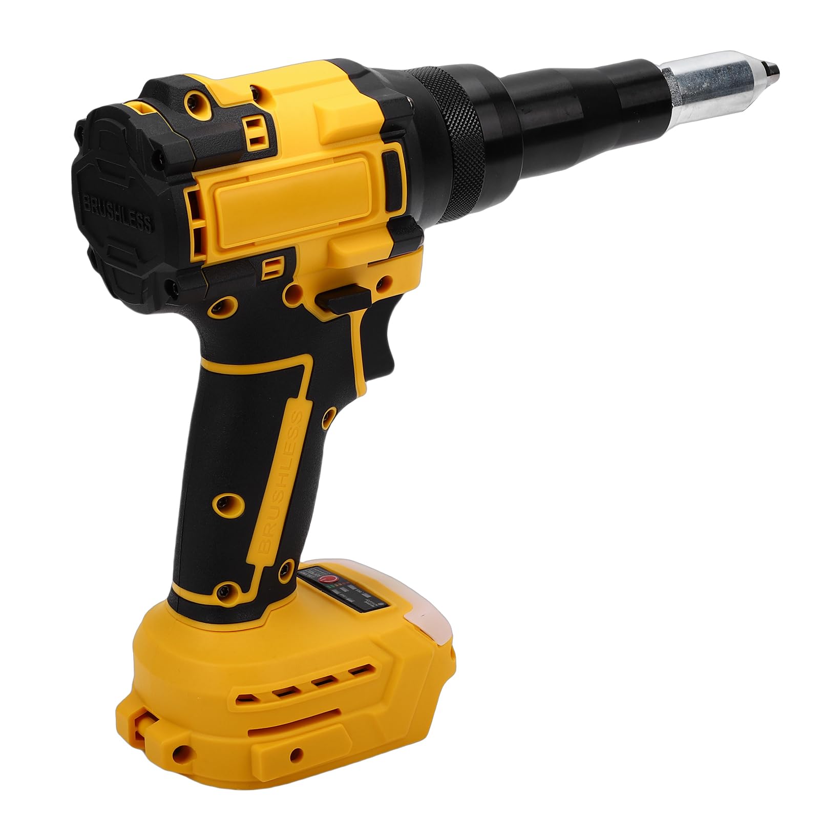 Elektryczny Pistolet do Nitowania, Silnik Bezszczotkowy, 2 Prędkości, Akumulatorowa Nitownica do Akumulatora BL1830B-2 BL1850B- z funkcją Automatycznego Mocowania