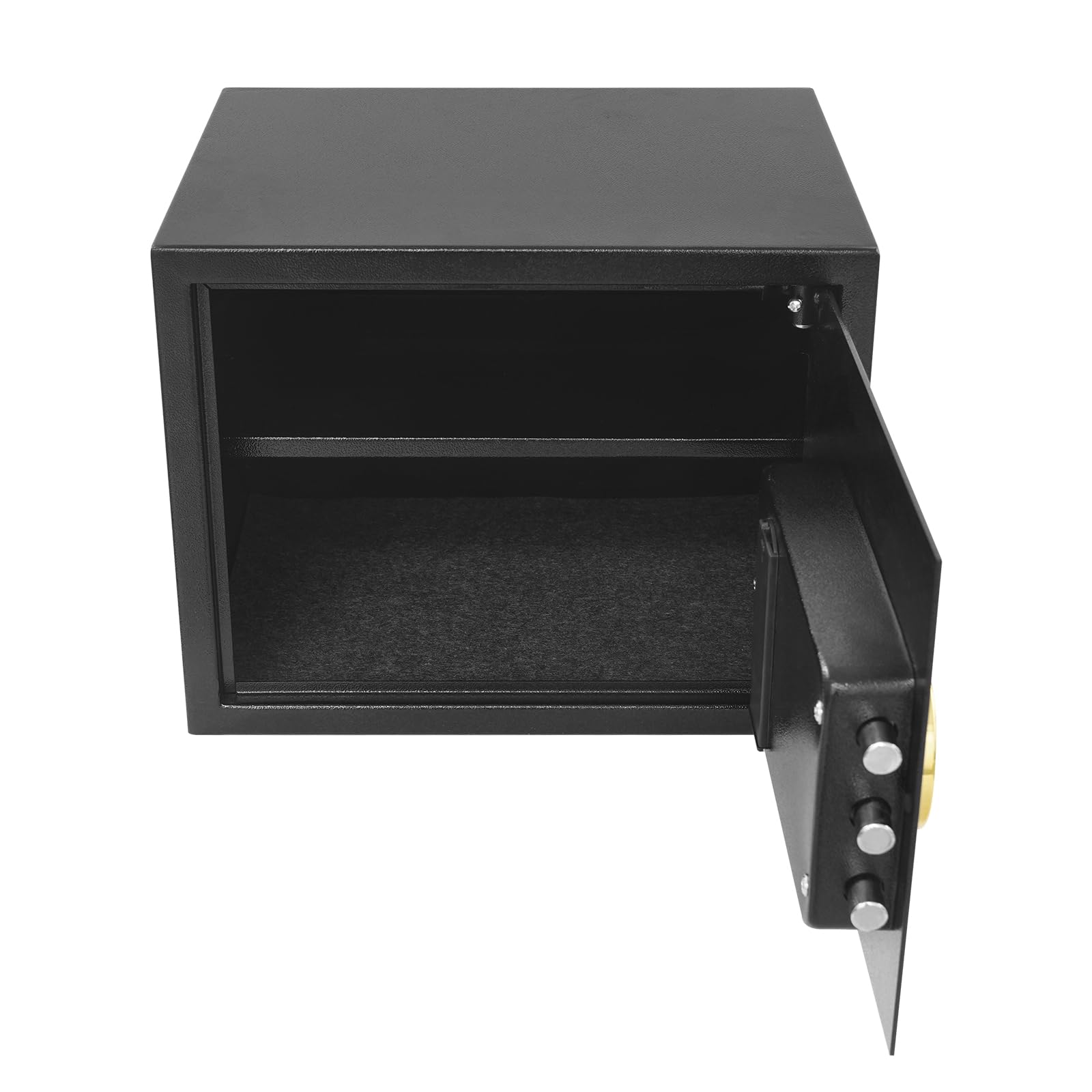 Cassaforte elettronica da 30 l, cassaforte per casa, cassaforte elettronica, cassaforte da parete, cassaforte digitale per mobili con refrattario, impermeabile, chiave di emergenza, per la casa, per
