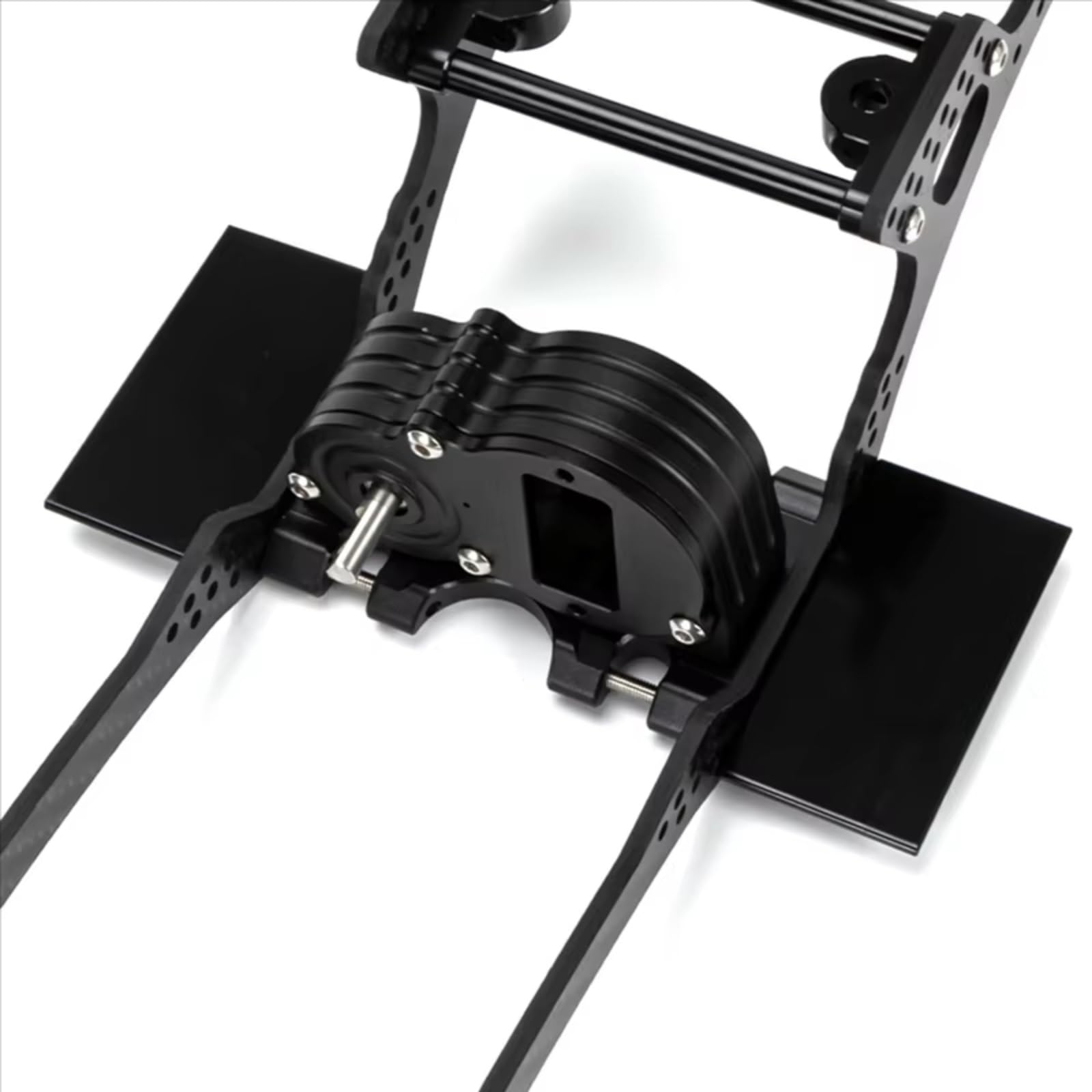 Plauauyt LCG Metal Side Pedal Rock Plate For Axial SCX10 RC Crawler - Lower Center Of Gravity Upgrade Parts | Aluminum Side Plate For Better Performance