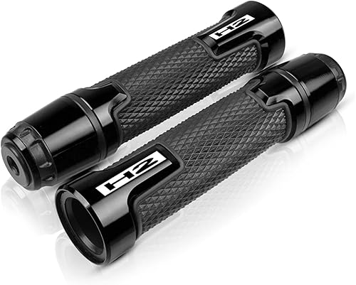 Miniatura 10 de Tapón de manillar para Kawasaki Ninja H2 H2R H2SX H2SE empuñaduras de manillar de motocicleta 78 pulgadas 0.866 in antideslizantes de goma tapas