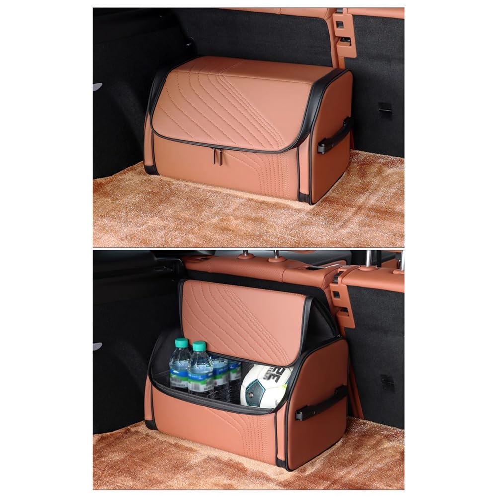 Organizador Maletero Plegable con Tapa para Auto(Yellow)