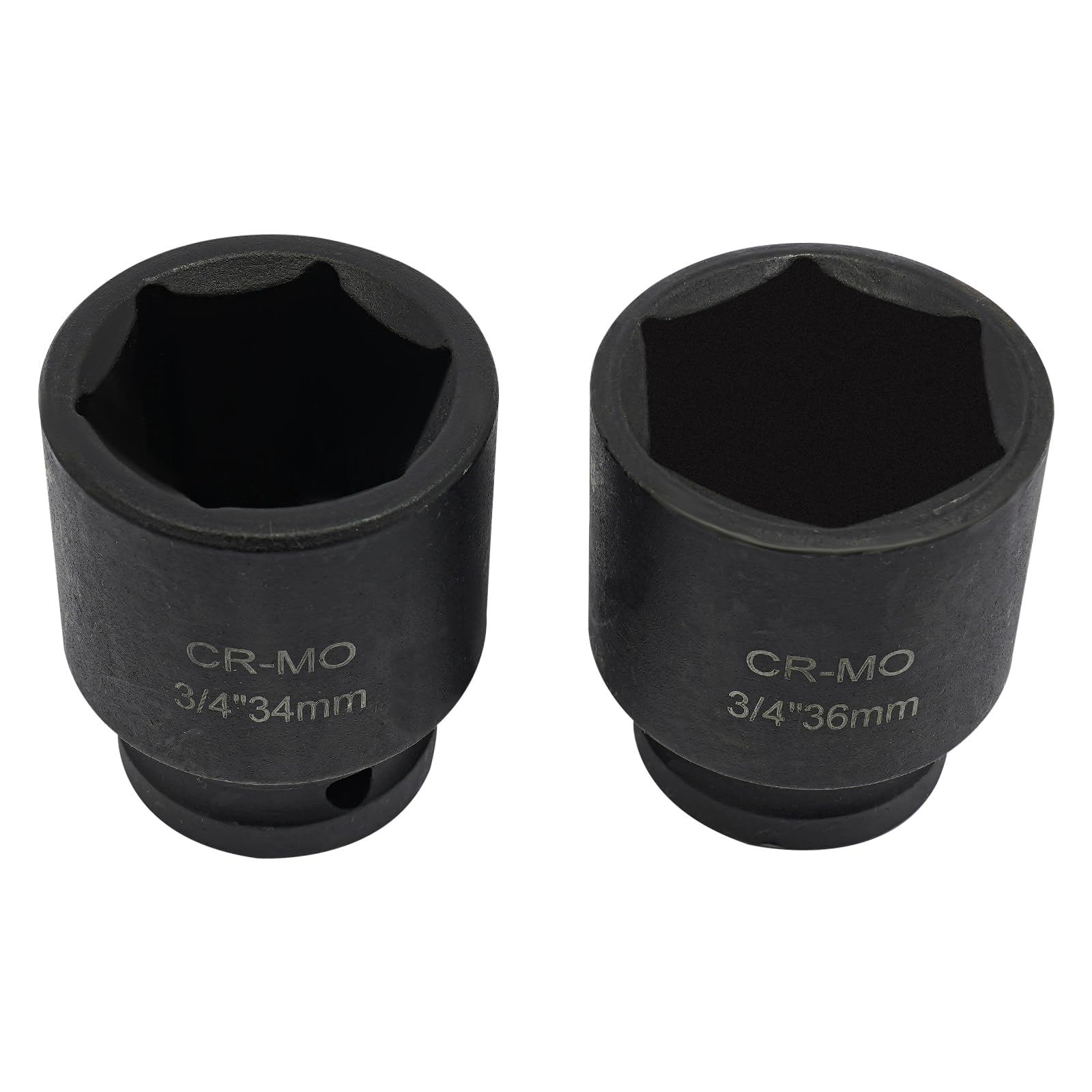 Juego de 26 llaves de vaso, 3/4" y 1" 21-65 mm, juego de llaves de vaso profesionales para coche, para reparación de coches o dispositivos mecánicos