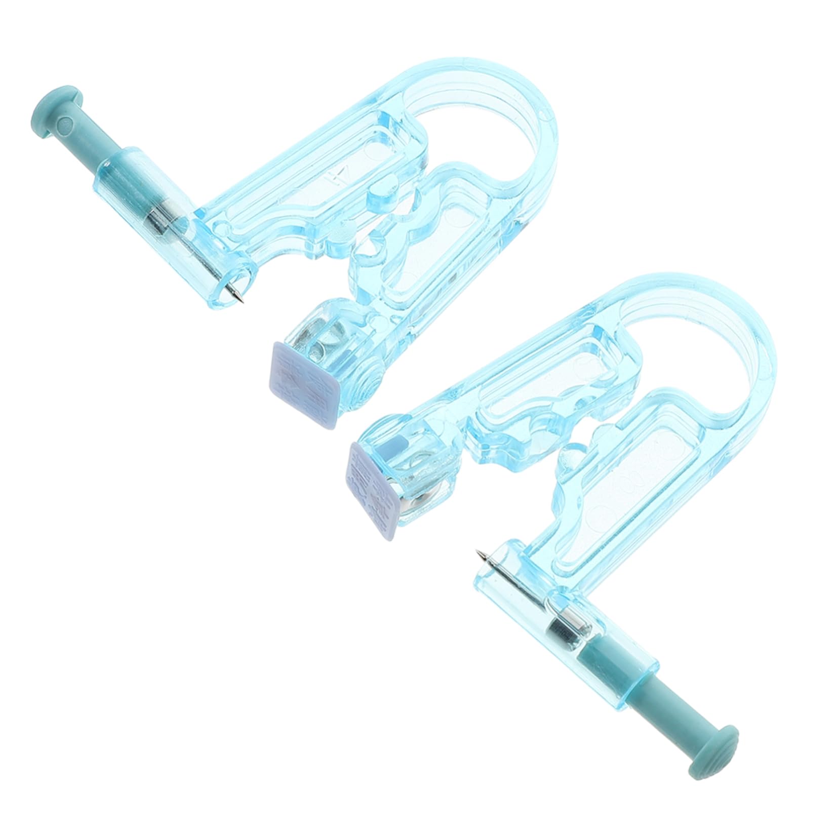 FOMIYES Portable Ear Stud Piercing 2 Pins Painless Piercing for First Time Users for Home Travel Use