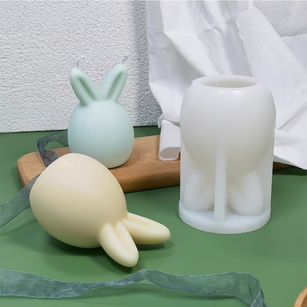 Pasen Siliconen Fondant Moule Chocolat Savon Bougies Faire Lapin De Pâques Artisanat