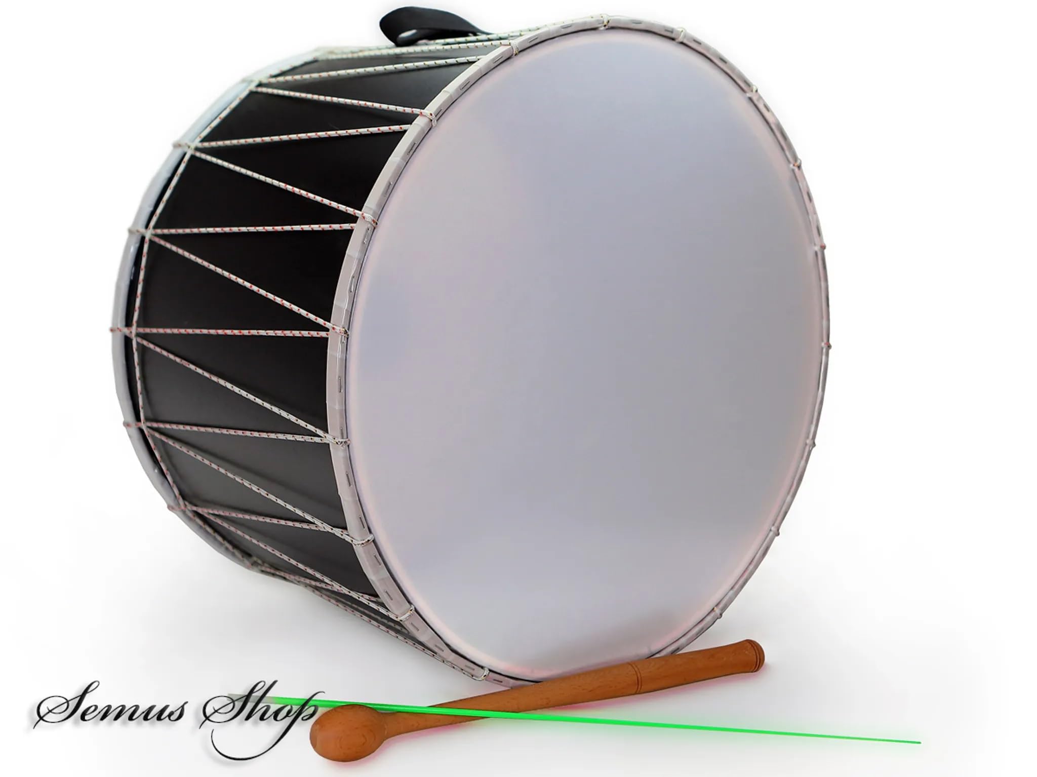 DAVUL Dhol Dhol - Batteria orientale, 53 cm, 100% fatta a mano