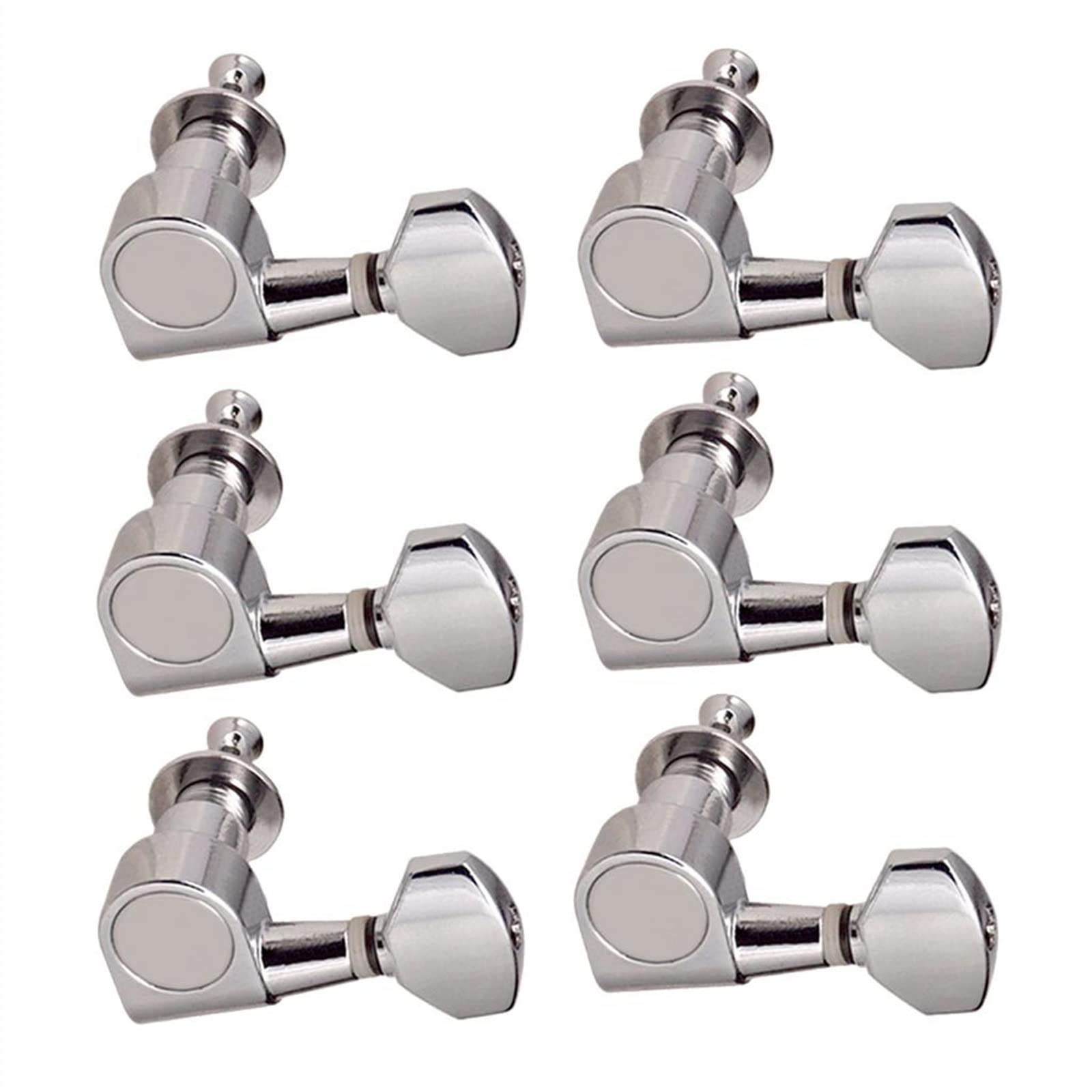 Tuner Mechaniken Knöpfe 6 PCs 6L Versiegelte Zahnradstimmungstuner Maschinenköpfe Für Gitarrenteile