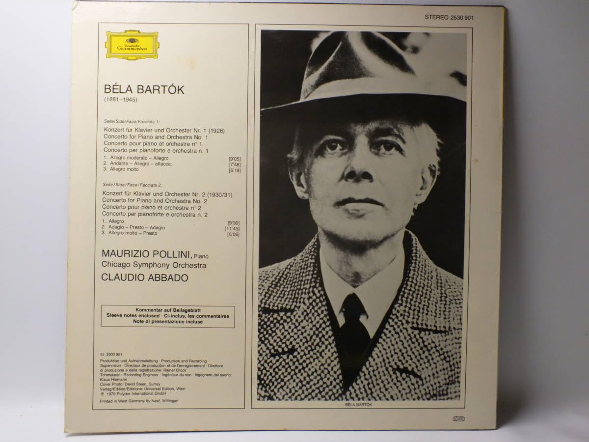 Amazon.co.jp: LP 2530 901 【ピアノ】 マウリツィオ・ポリーニ
