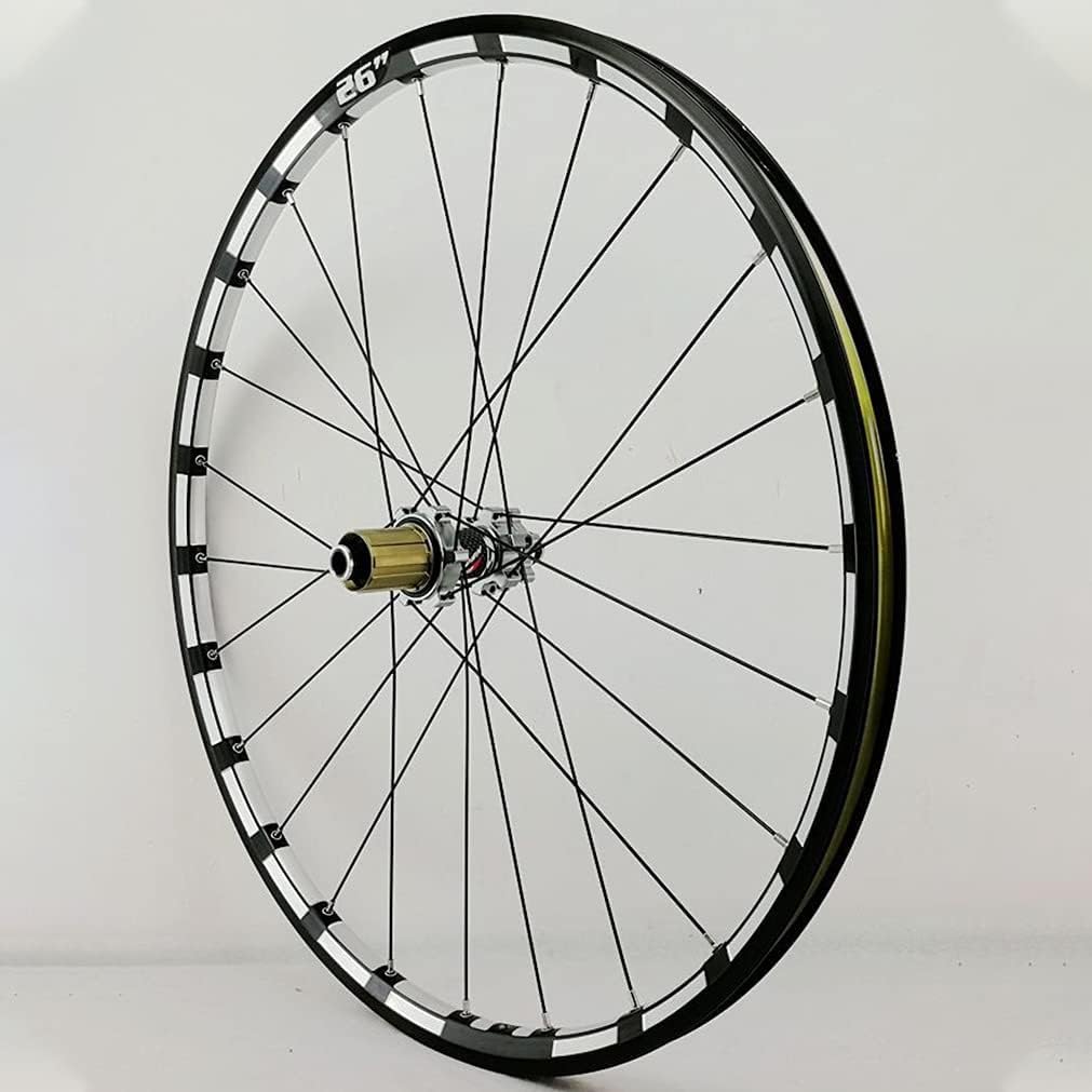 Mountainbike-Laufradsatz 26" 27,5" 29" Steckachsenräder vorne und hinten 24-Loch-Naben 7 8 9 10 11 12-Gang-Kassetten (Silver-27.5")