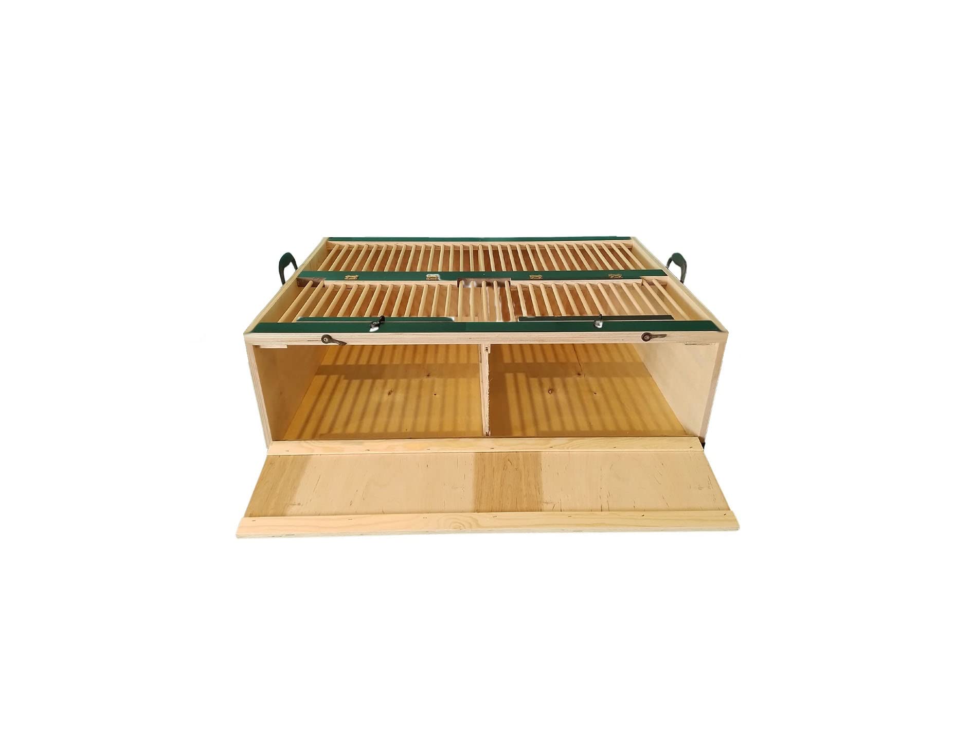 AGROHIT Transportkorb Transportkiste für Tauben mit zwei Abteile 80x40cm/80x60cm (80/60cm)