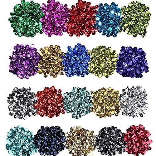 Sunnysam Lentejuelas Sueltas Lentejuelas Taza Granel